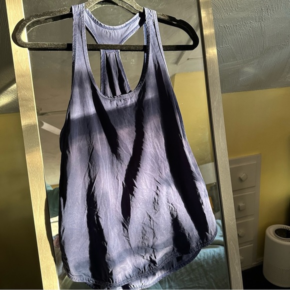 lululemon athletica Tops - Lululemon Athletica Navy Lyocell Blend Tank Top XS